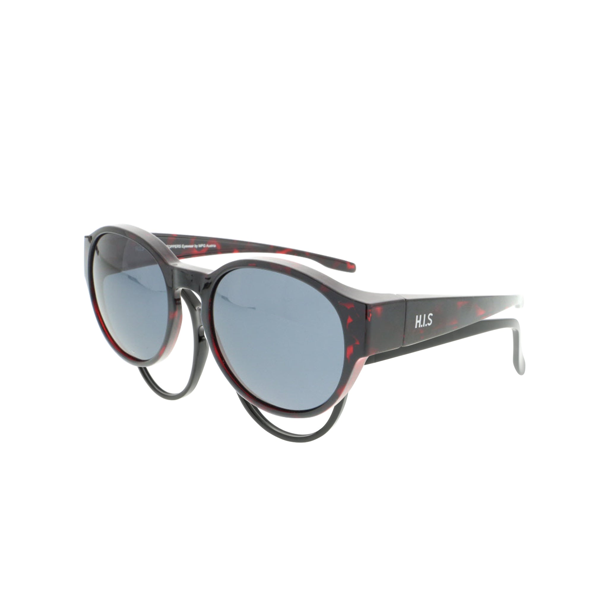 AWEMO SONNEN ÜBERBRILLE / SUN TOPPER - 104509100.324 tiger rot