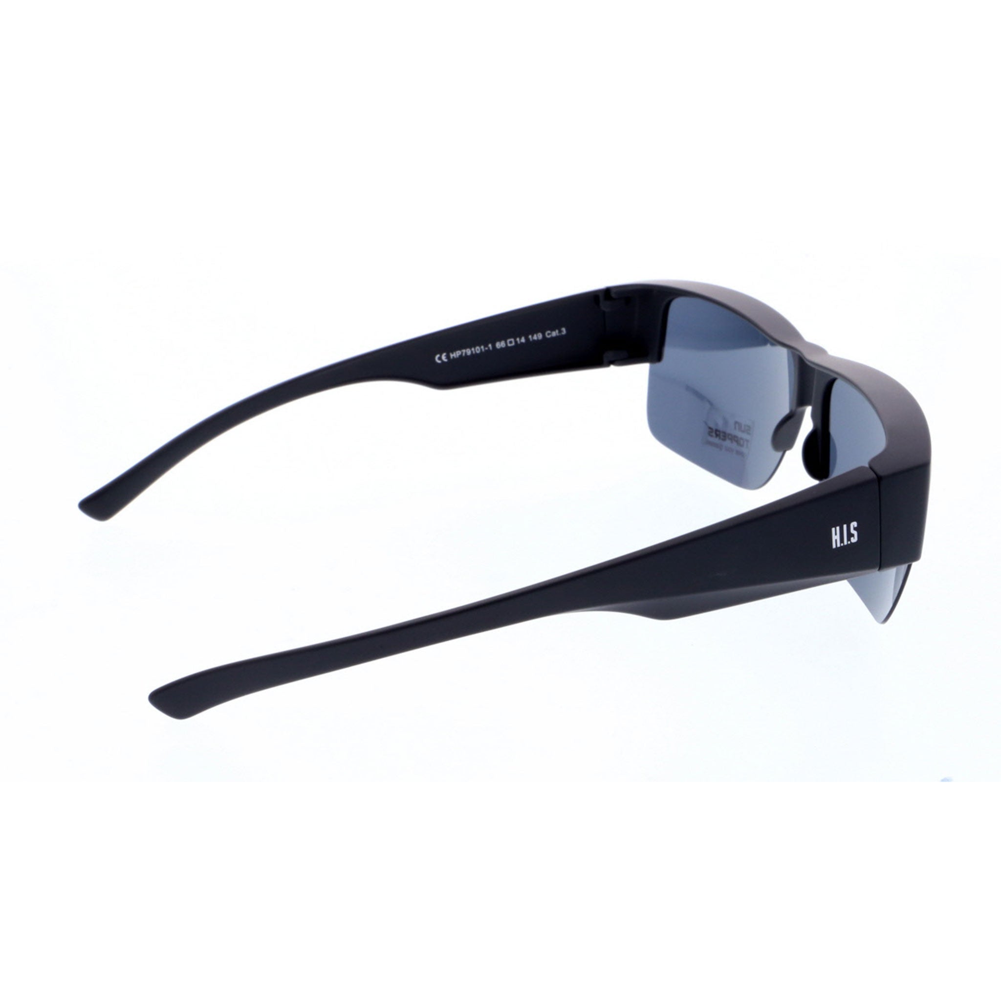 AWEMO SONNEN ÜBERBRILLE / SUN TOPPER - 104579101.124 schwarz matt