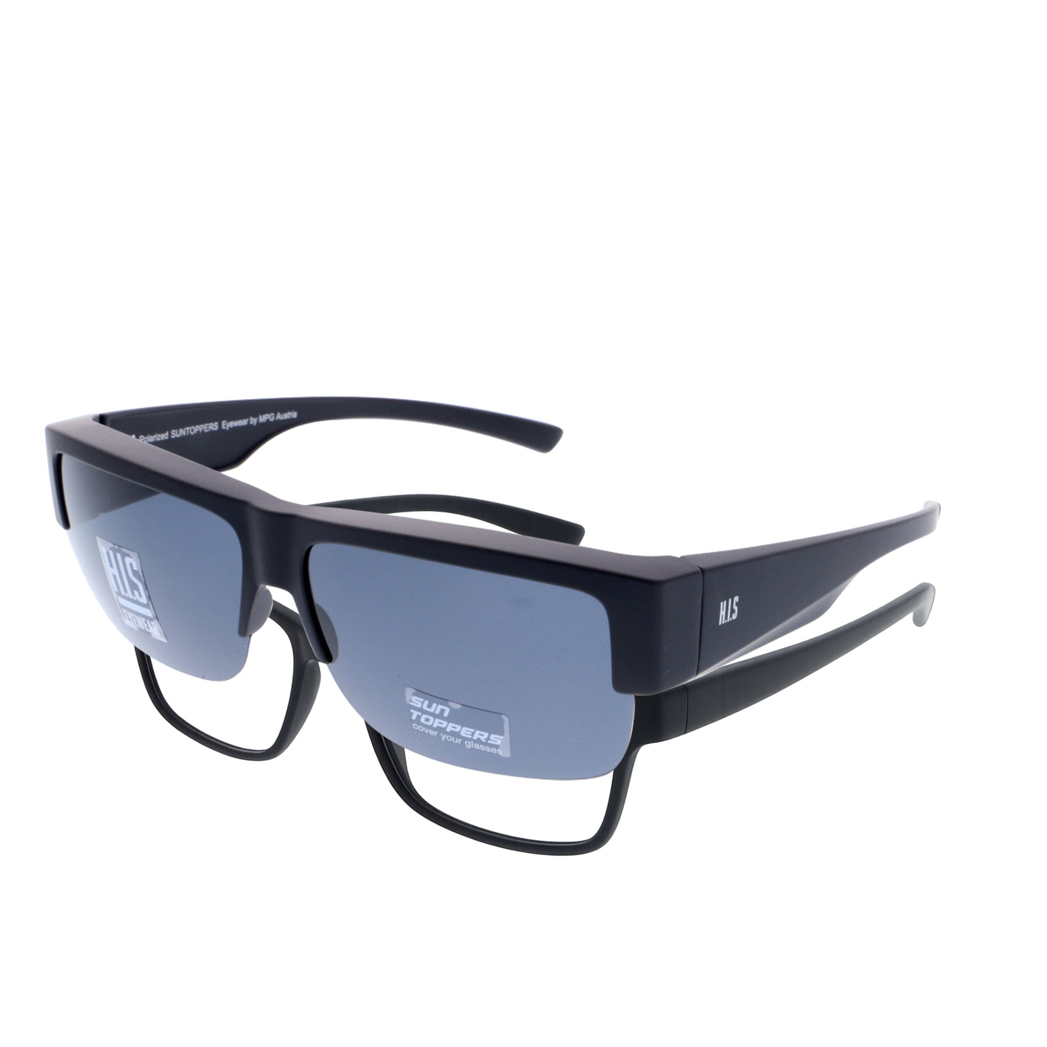 AWEMO SONNEN ÜBERBRILLE / SUN TOPPER - 104579101.124 schwarz matt