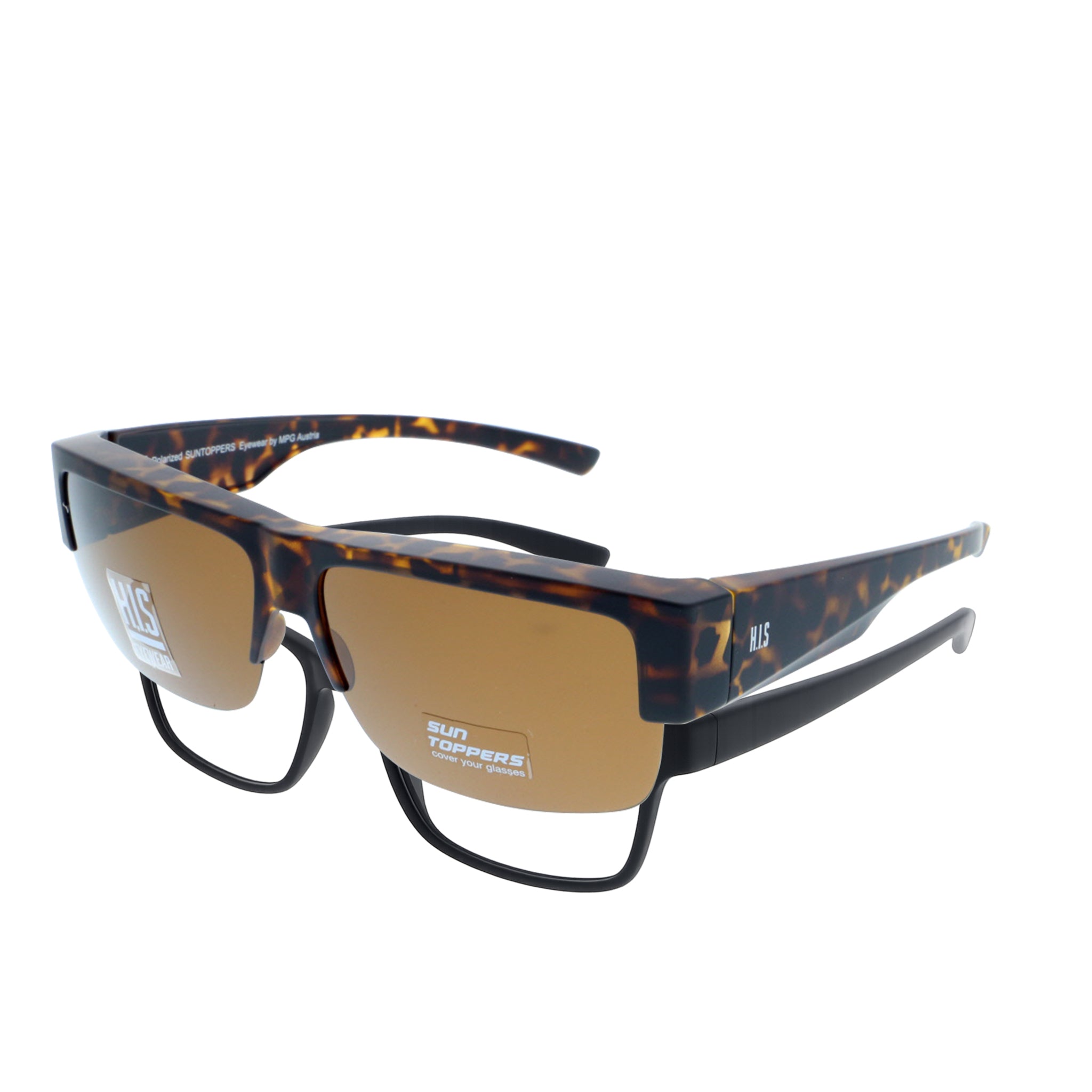 AWEMO SONNEN ÜBERBRILLE / SUN TOPPER - 104579101.224 havanna braun