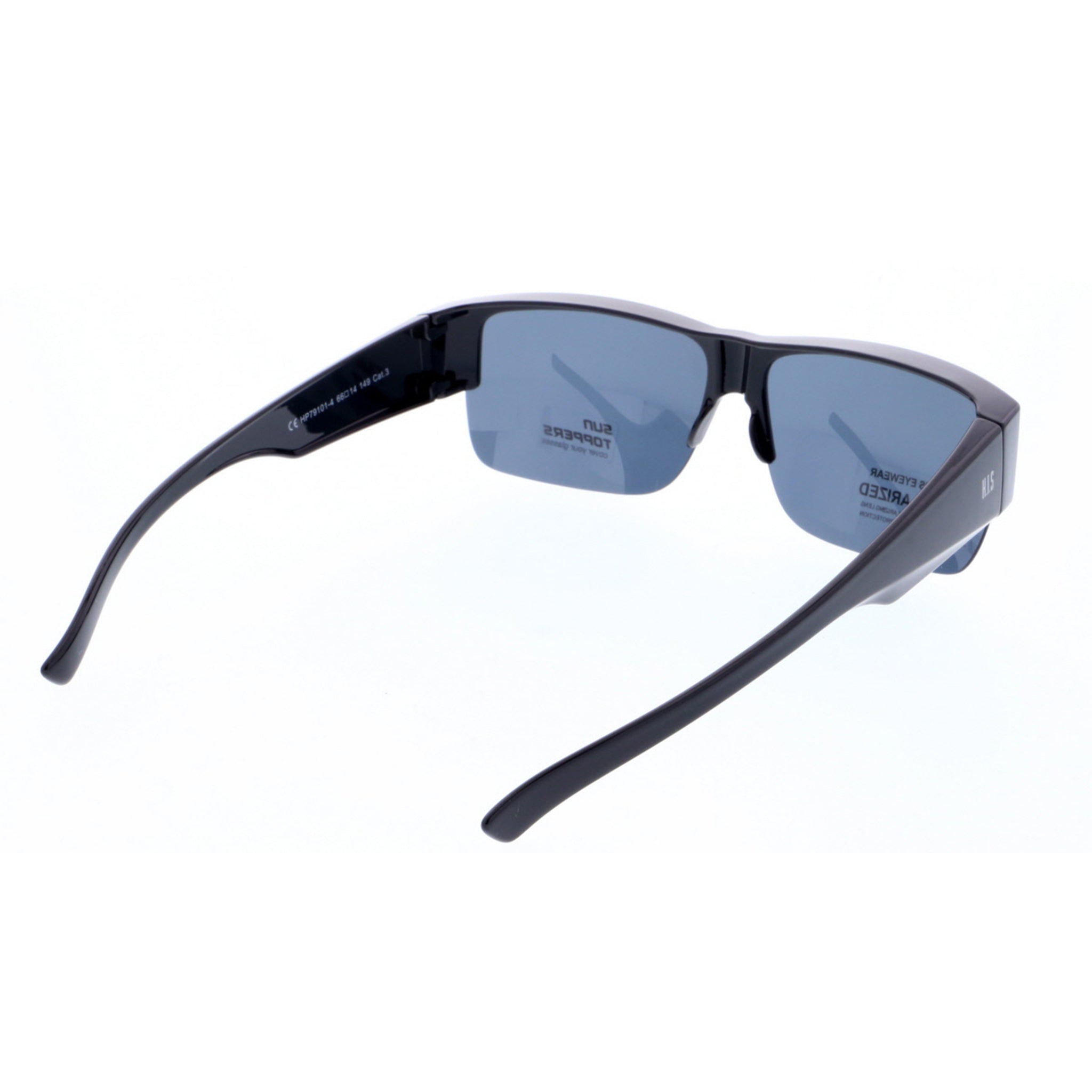 AWEMO SONNEN ÜBERBRILLE / SUN TOPPER - 104579101.424 schwarz Lack