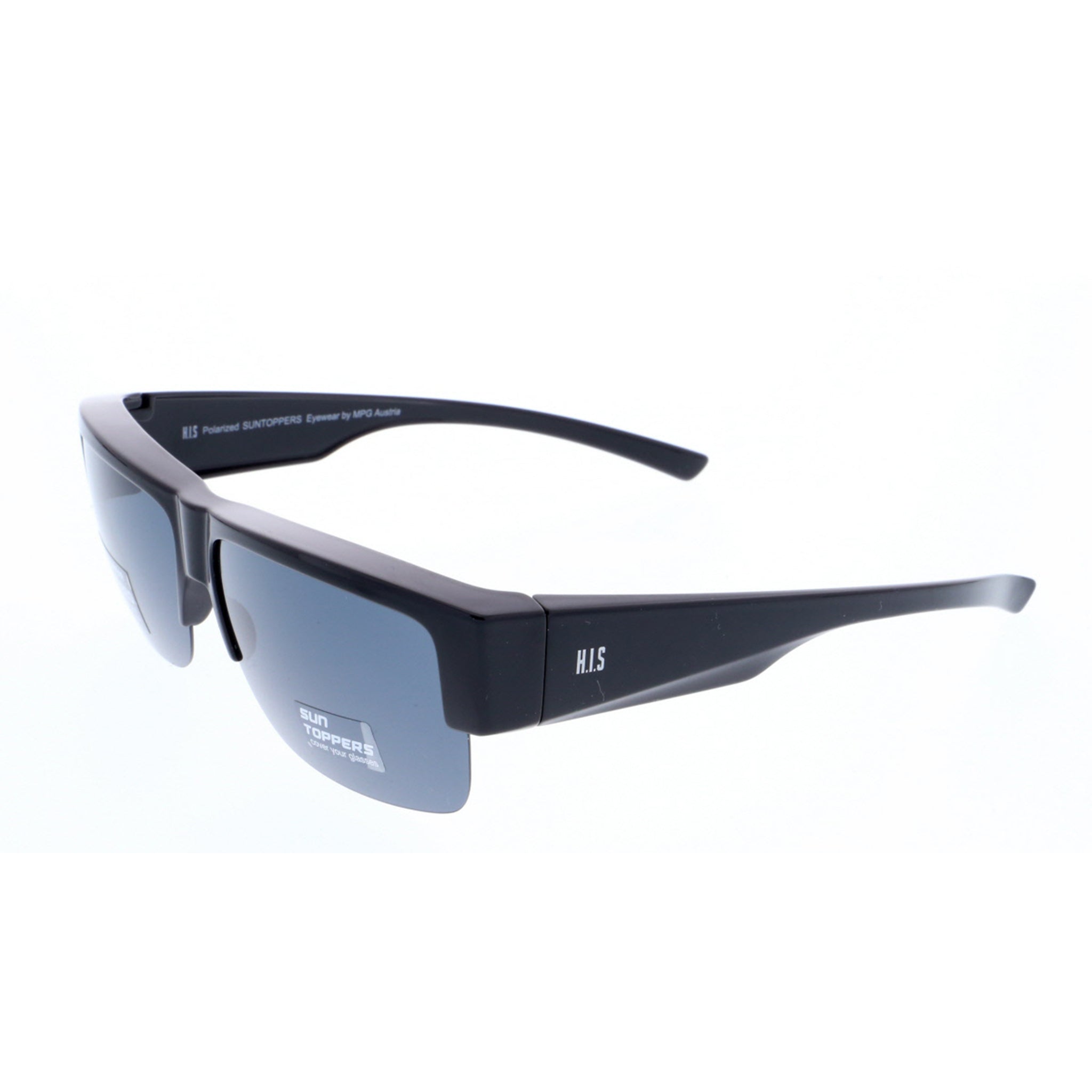 AWEMO SONNEN ÜBERBRILLE / SUN TOPPER - 104579101.424 schwarz Lack