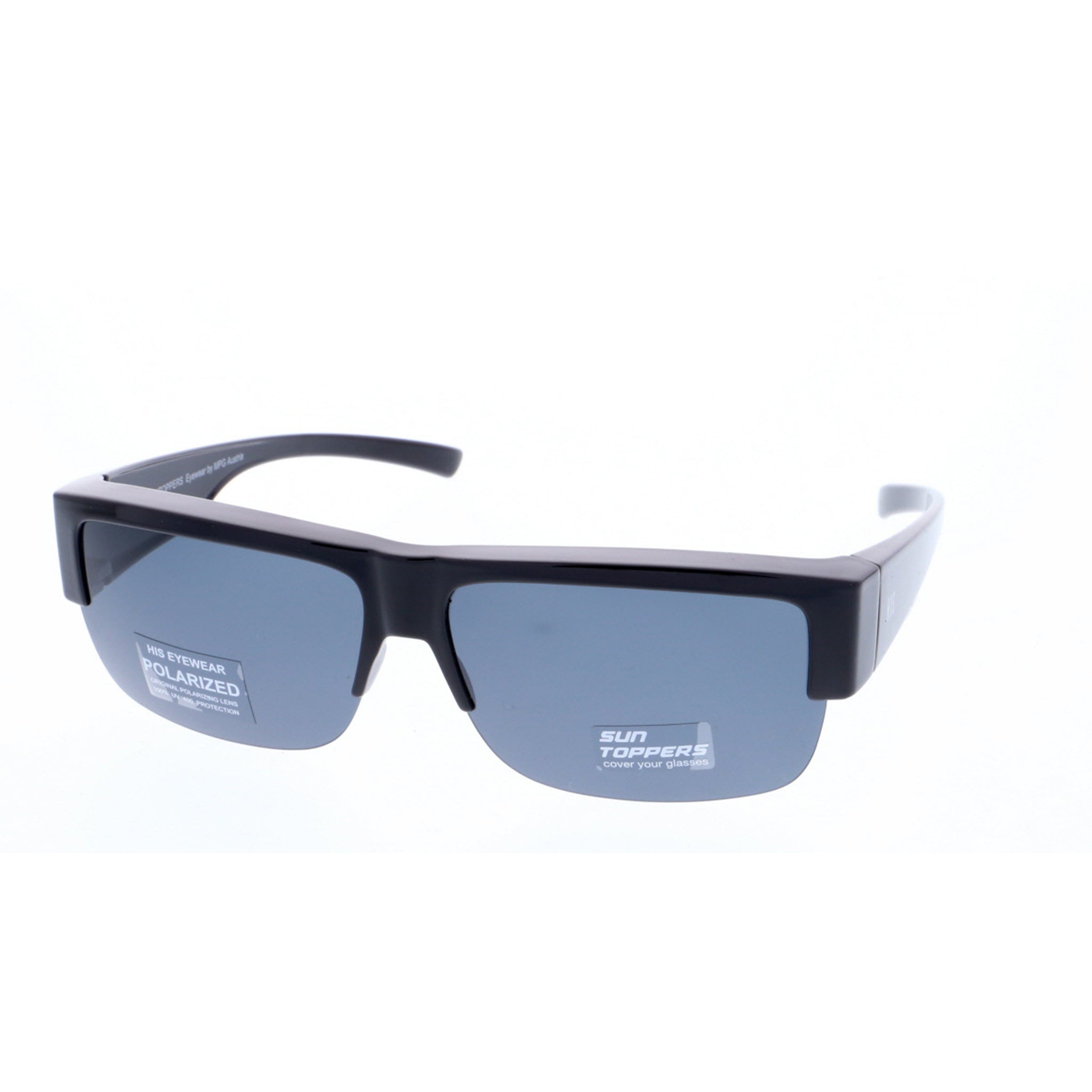 AWEMO SONNEN ÜBERBRILLE / SUN TOPPER - 104579101.424 schwarz Lack