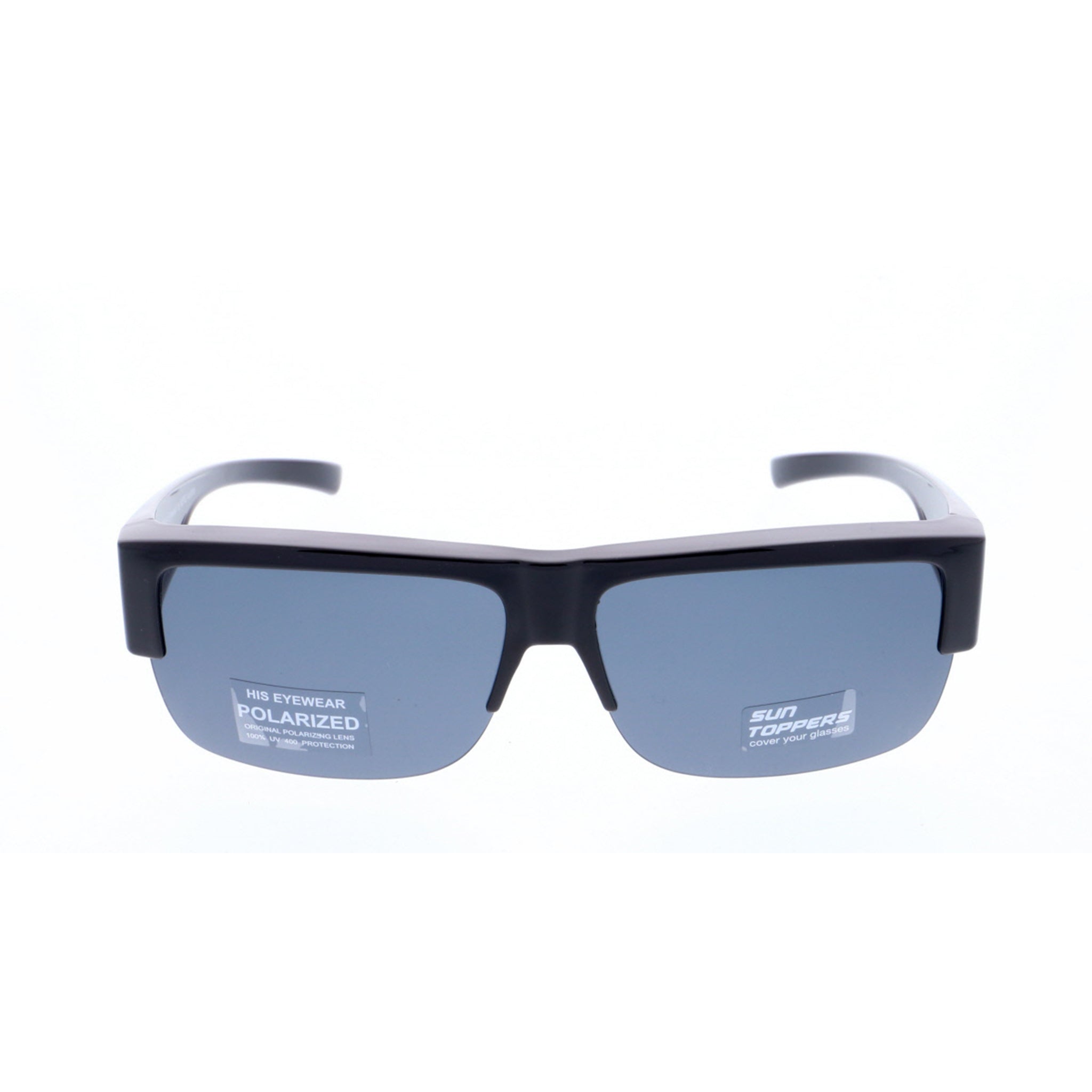 AWEMO SONNEN ÜBERBRILLE / SUN TOPPER - 104579101.424 schwarz Lack