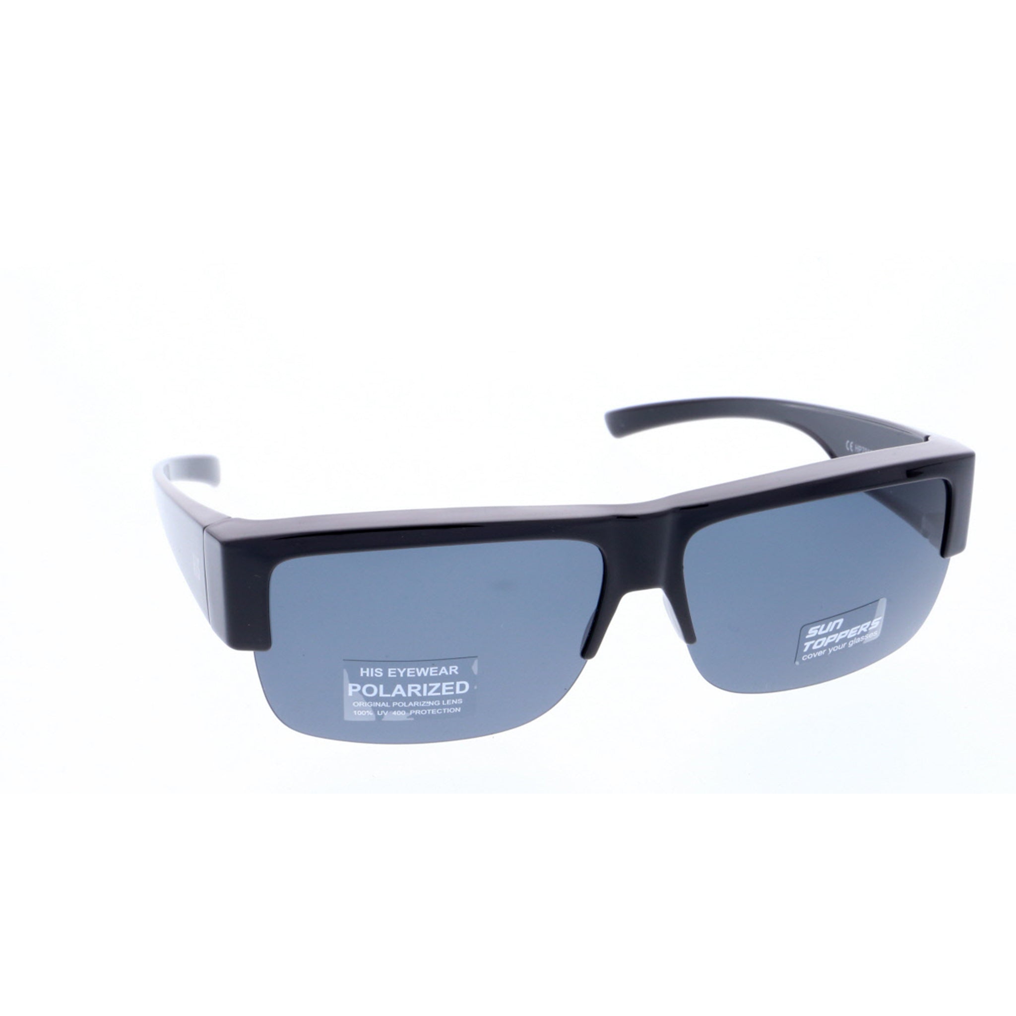 AWEMO SONNEN ÜBERBRILLE / SUN TOPPER - 104579101.424 schwarz Lack