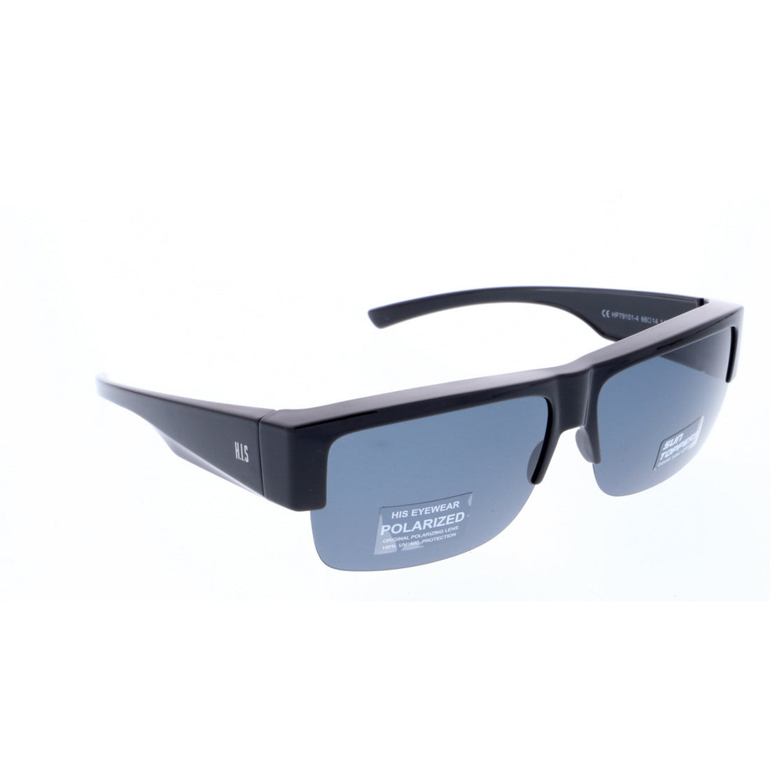 AWEMO SONNEN ÜBERBRILLE / SUN TOPPER - 104579101.424 schwarz Lack