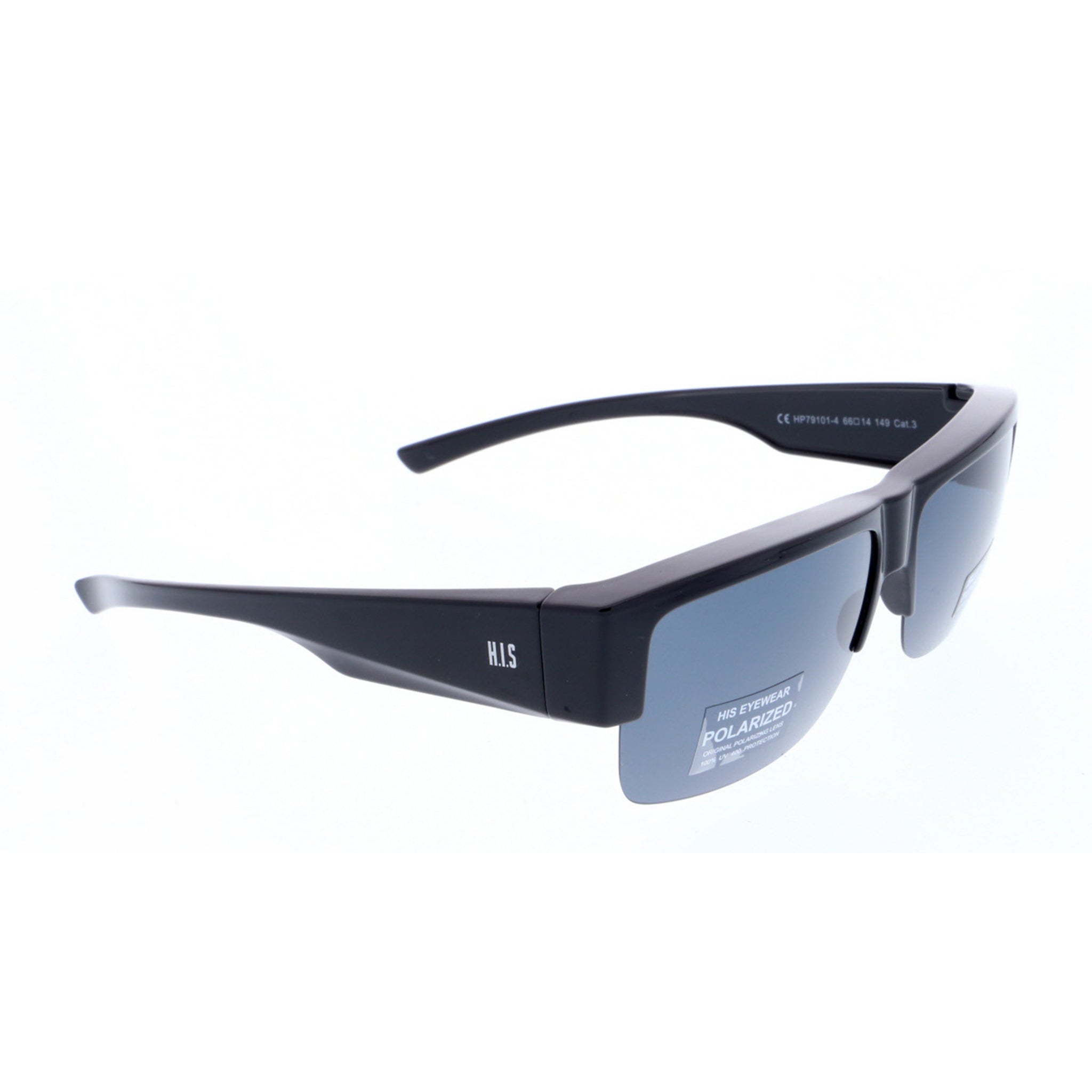 AWEMO SONNEN ÜBERBRILLE / SUN TOPPER - 104579101.424 schwarz Lack