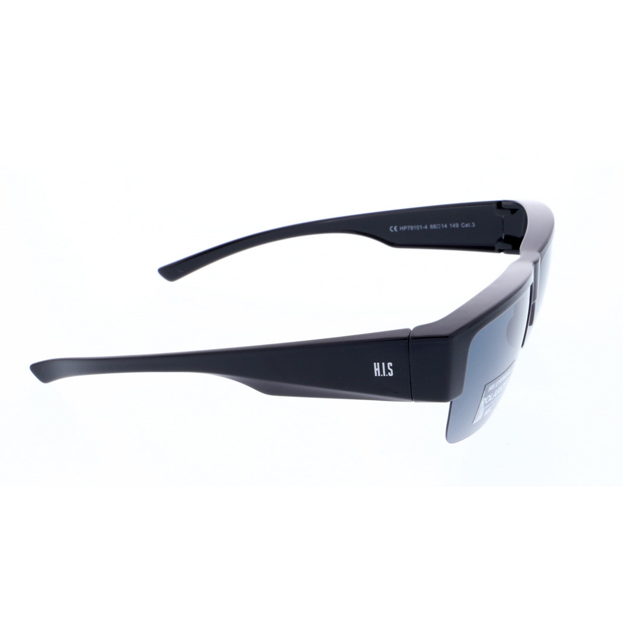 AWEMO SONNEN ÜBERBRILLE / SUN TOPPER - 104579101.424 schwarz Lack