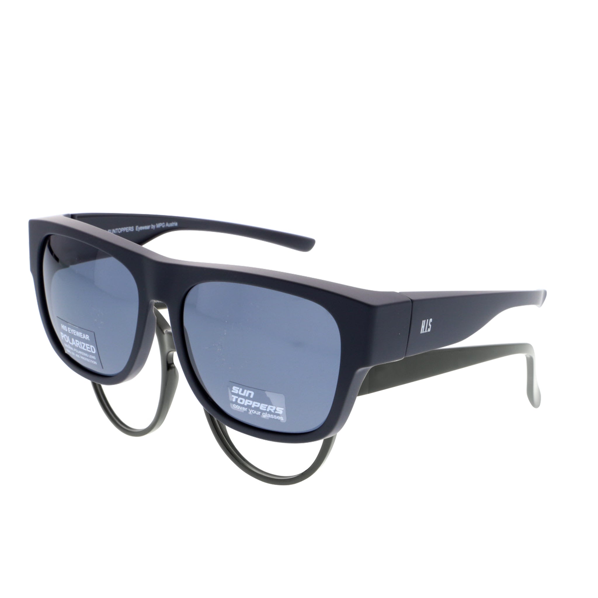 AWEMO SONNEN ÜBERBRILLE / SUN TOPPER - 104589100.124 schwarz matt
